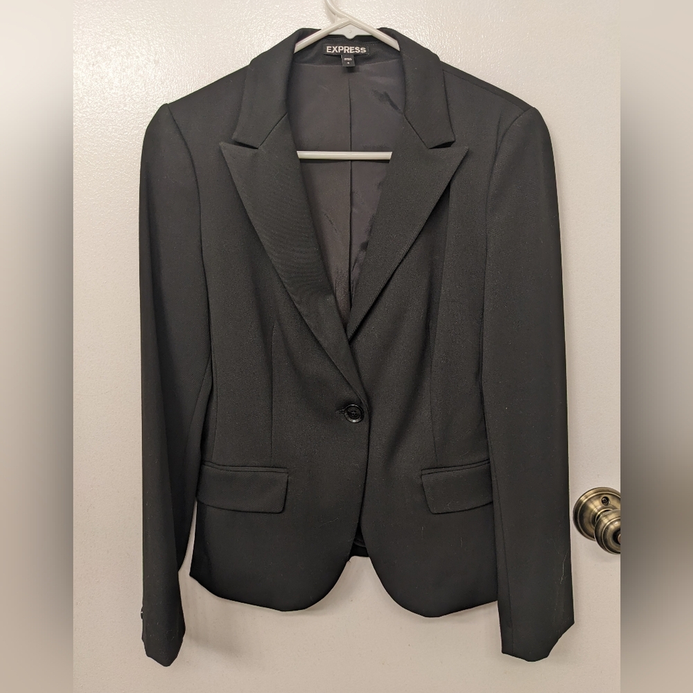 Express Women's Classic Black Suit Jacket